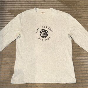 Aime Leon Dore x New Balance Light Gray Long Sleeve Tee